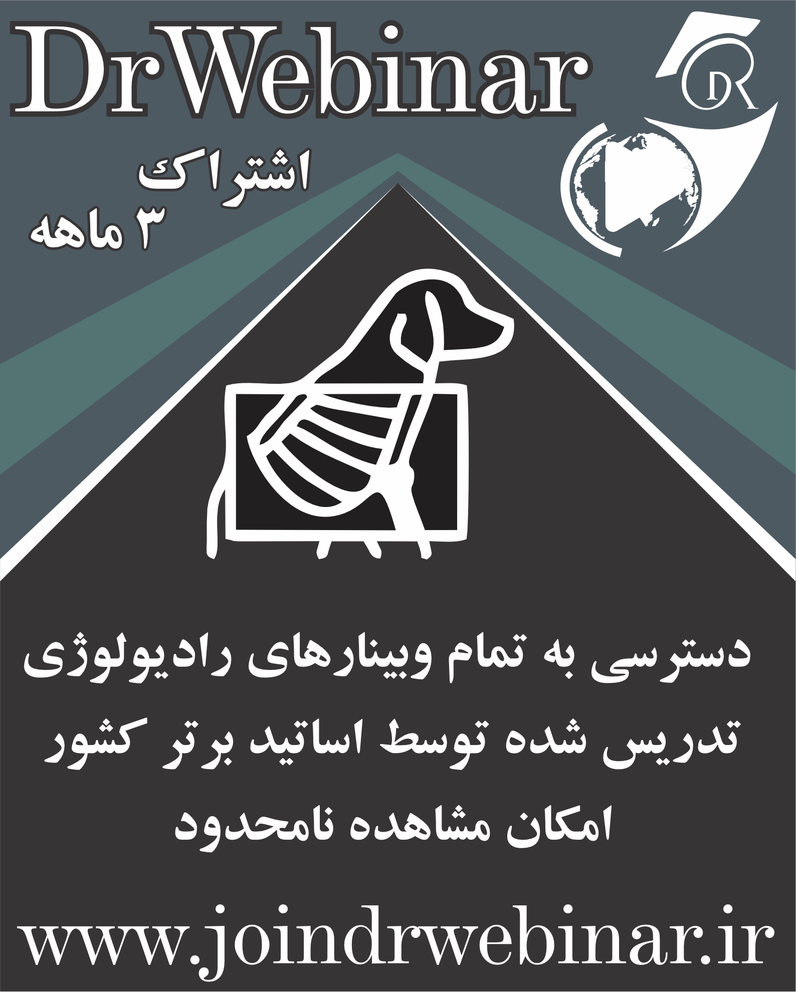 تصویر اشتراک سه‌ماهه رادیولوژی دامپزشکی